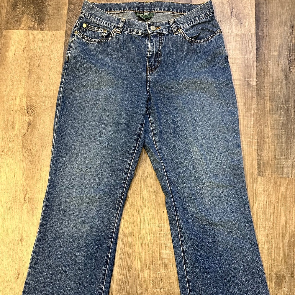 Lauren Jeans Co women size 6 Bootcut dark wash